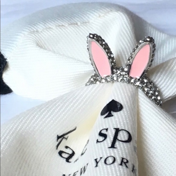 NWOT Adorable Kate Spade Bunny Ears Ring NEW - Picture 3 of 3